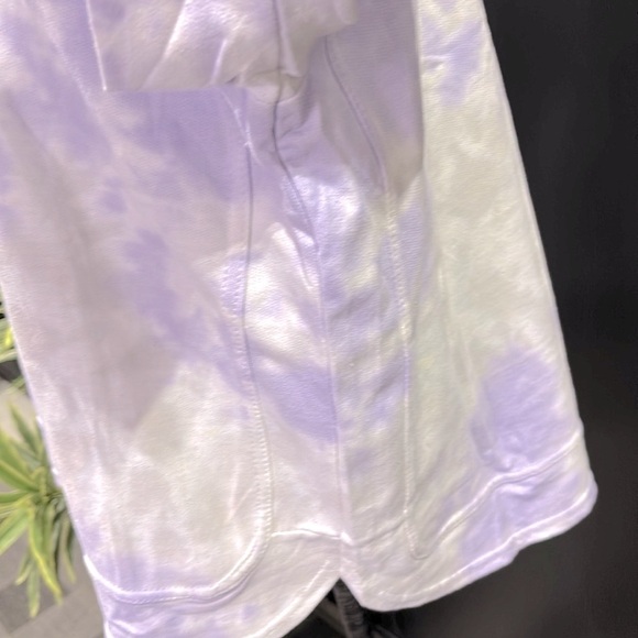 Dreamsicle Tie Dye Pullover,round neck,rib knit cuff/waist,extended hem - Picture 8 of 8